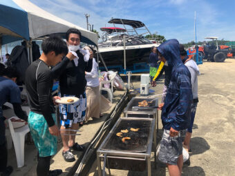 アイテック社員一同マリンスポーツ大会