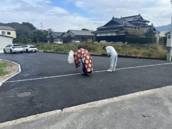 11月5日　新倉庫竣工式