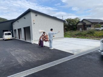 11月5日　新倉庫竣工式