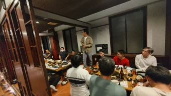 10月11日　会社懇親会