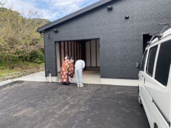 11月5日　新倉庫竣工式